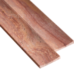 Natural Stone Concave Strip – Red Travertine